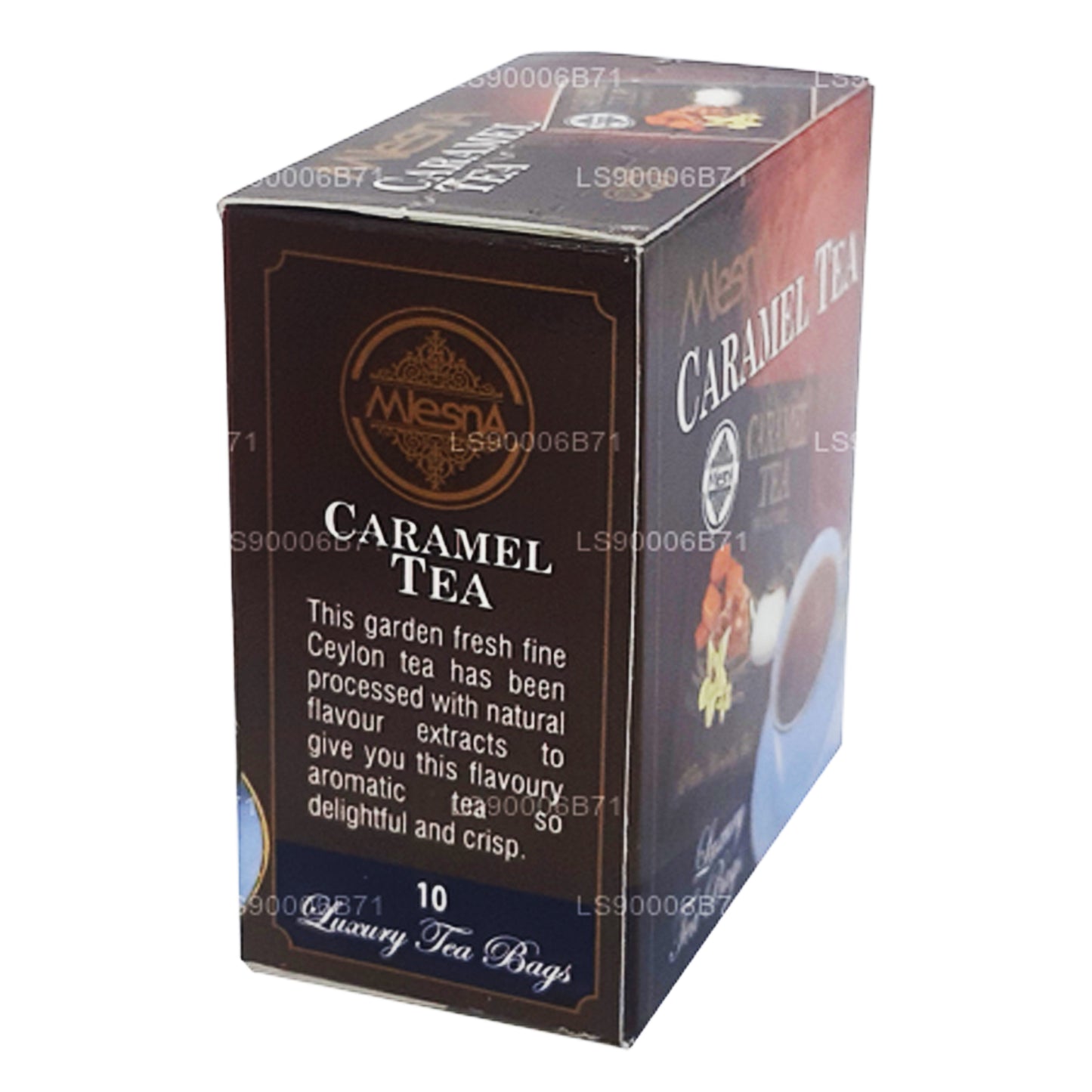 Tè al caramello Mlesna (20g) 10 bustine di tè di lusso