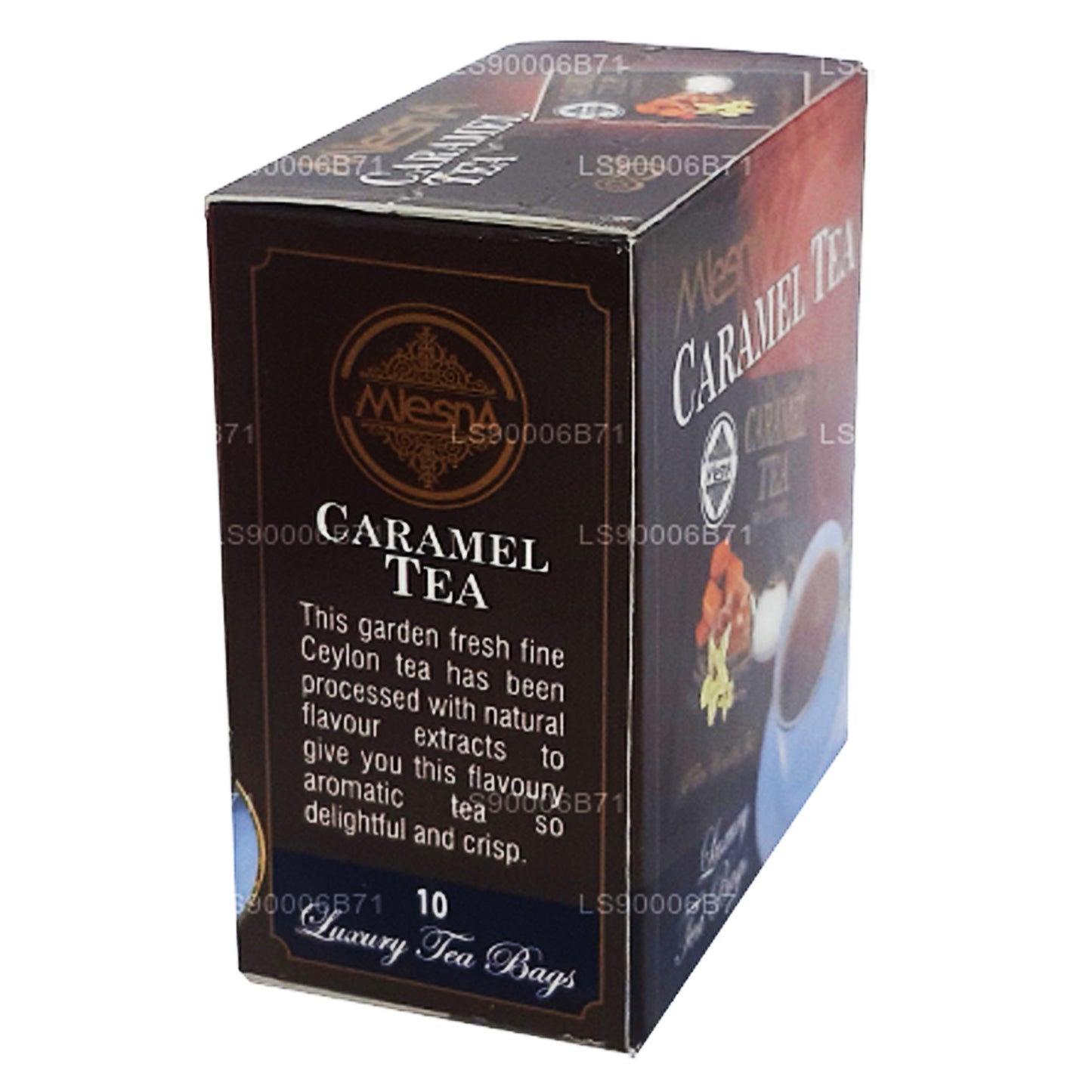 Tè al caramello Mlesna (20g) 10 bustine di tè di lusso