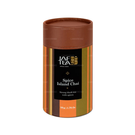 Jaf Tea Spice Island Chai - Contenitore per tè nero resistente con spezie (50 g)