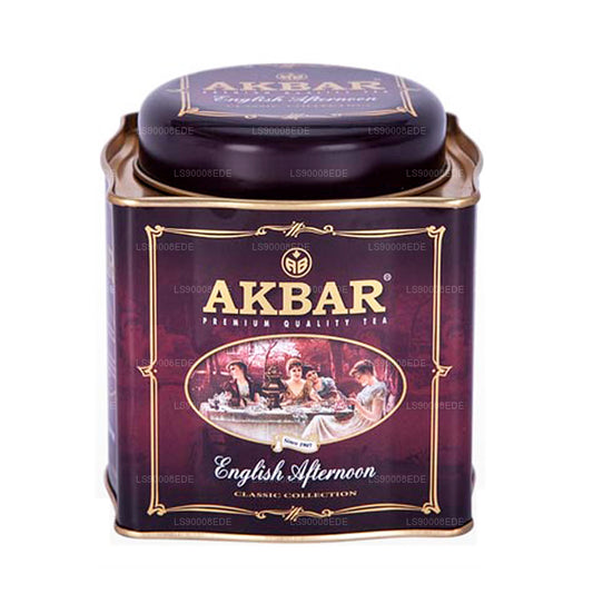 Akbar Classic English Afternoon Leaf Tè (250 g) in latta