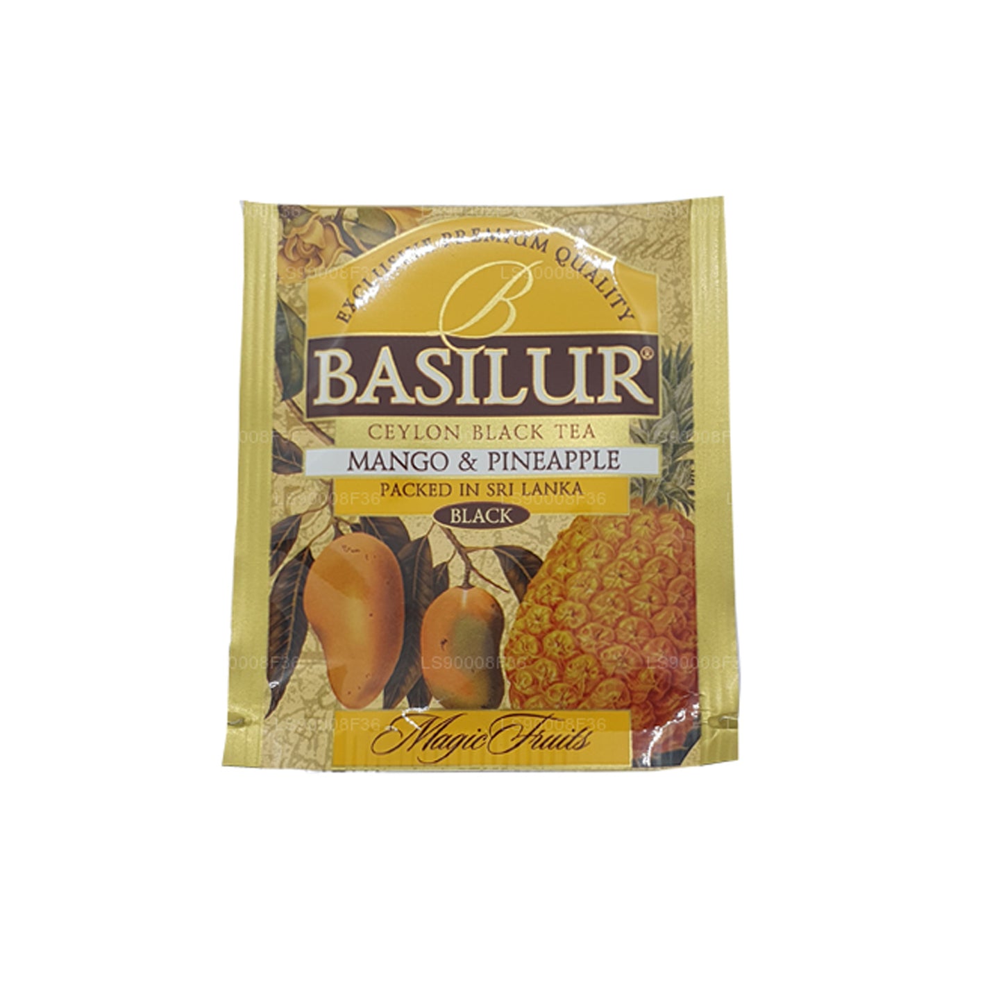 Basilur Magic Fruits Mango e Ananas (50 g) 25 bustine di tè