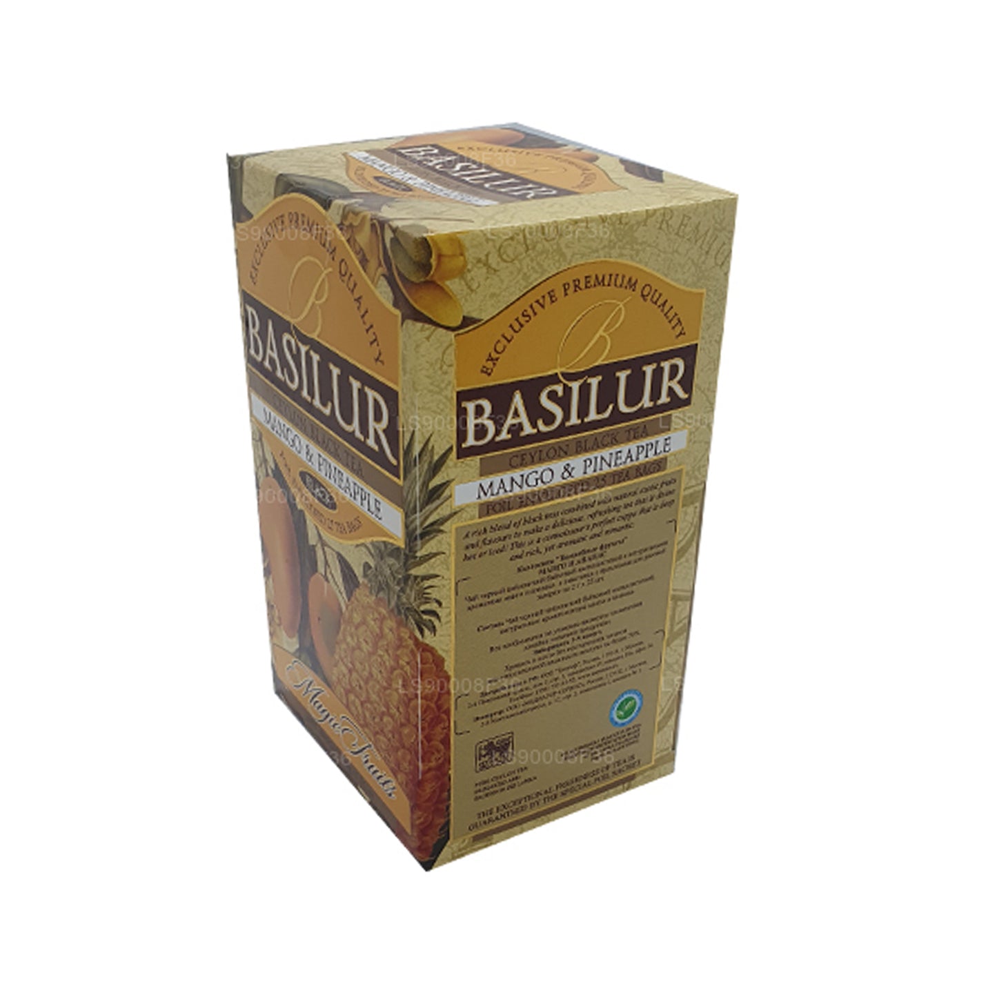 Basilur Magic Fruits Mango e Ananas (50 g) 25 bustine di tè