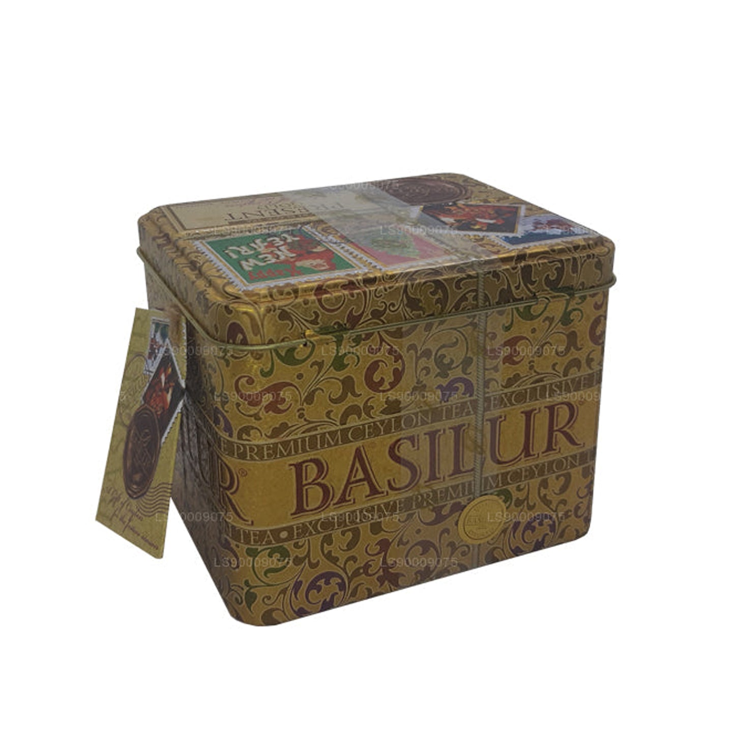 Basilur Present Gold - Barattolo da tè nero, 100 g