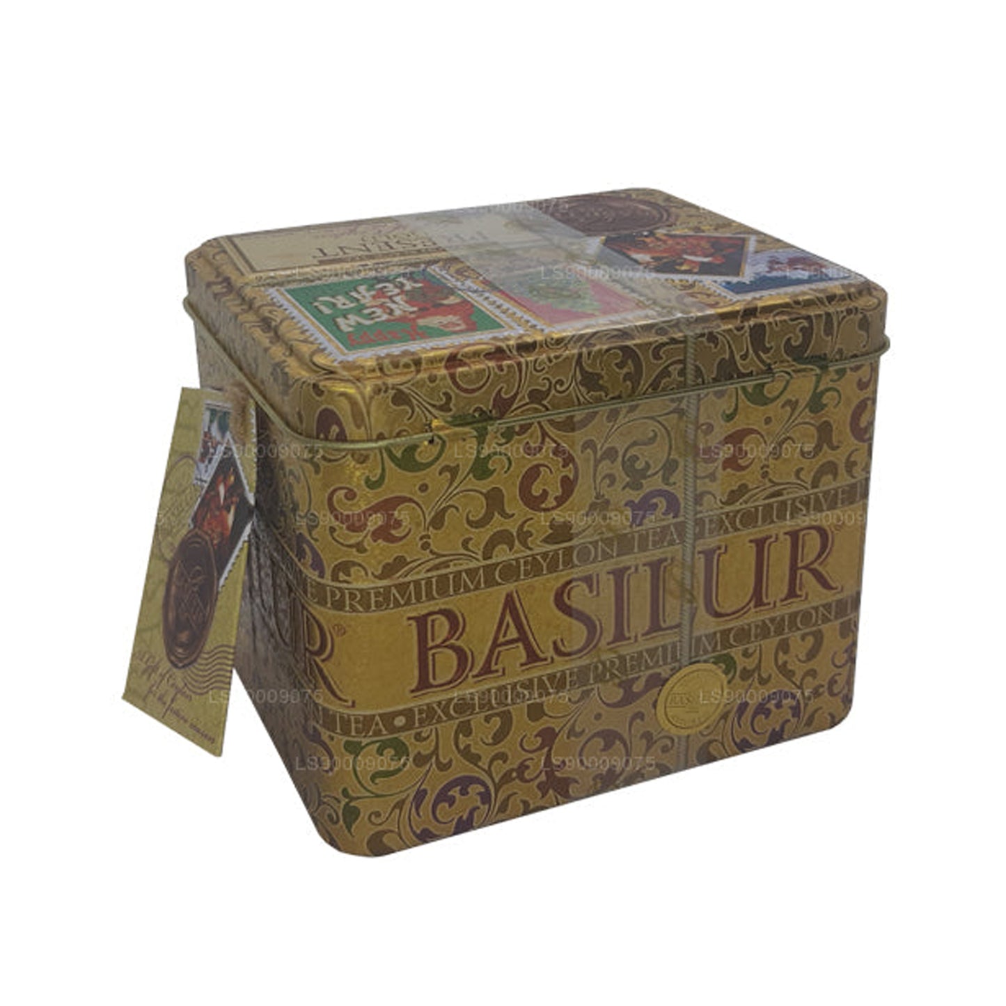 Basilur Present Gold - Barattolo da tè nero, 100 g