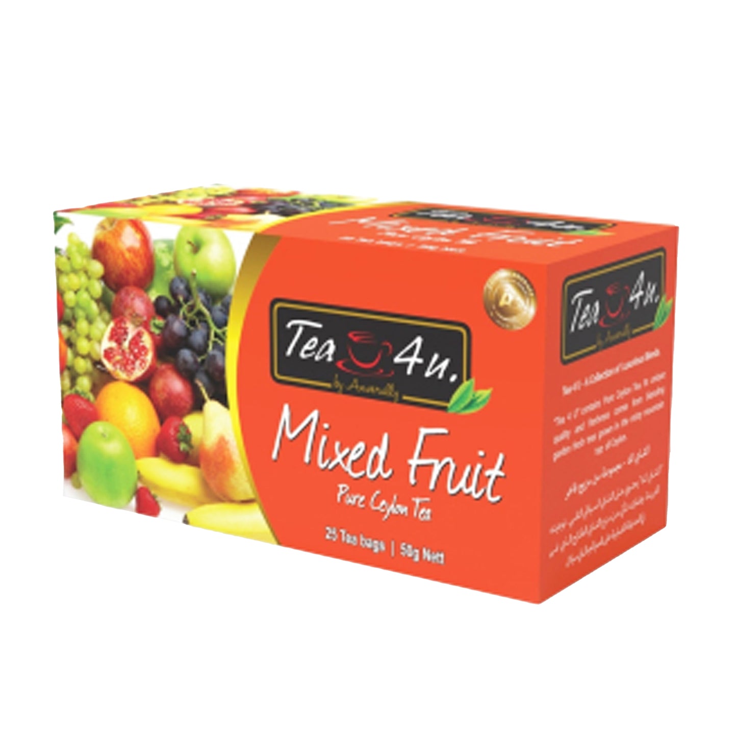 Tè alla frutta mista Tea4U (50g) 25 bustine di tè