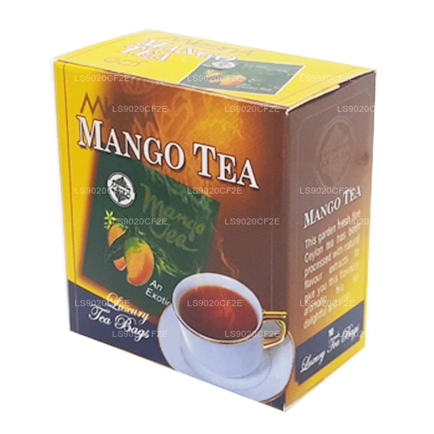 Tè al mango Mlesna (20 g) 10 bustine di tè di lusso