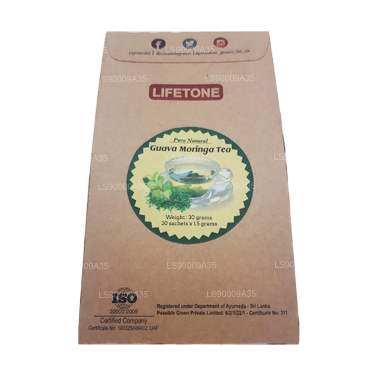 Tè alla guava e moringa Lifetone (30g)