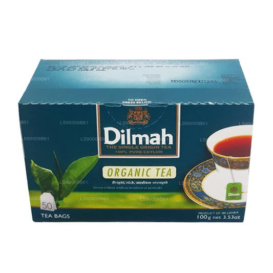 Tè biologico Dilmah (100 g) 50 bustine di tè