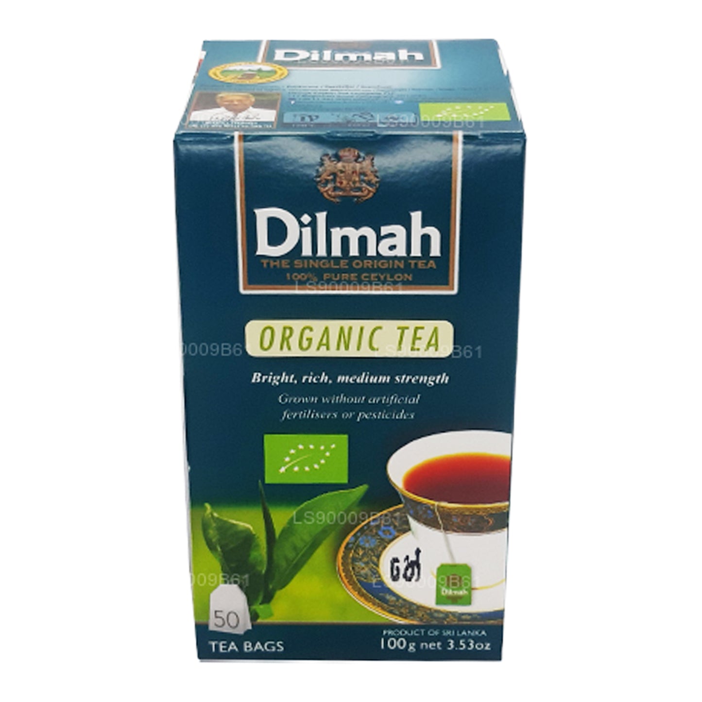 Tè biologico Dilmah (100 g) 50 bustine di tè