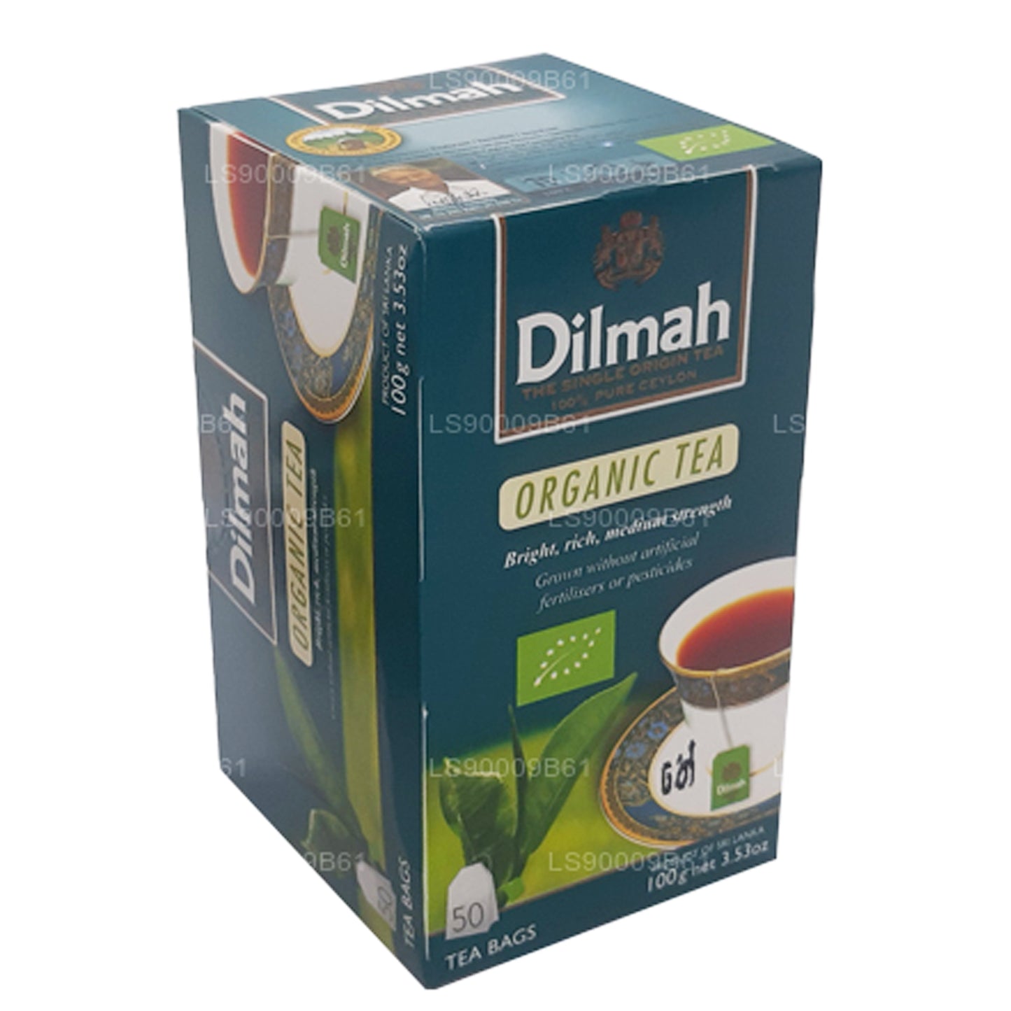 Tè biologico Dilmah (100 g) 50 bustine di tè