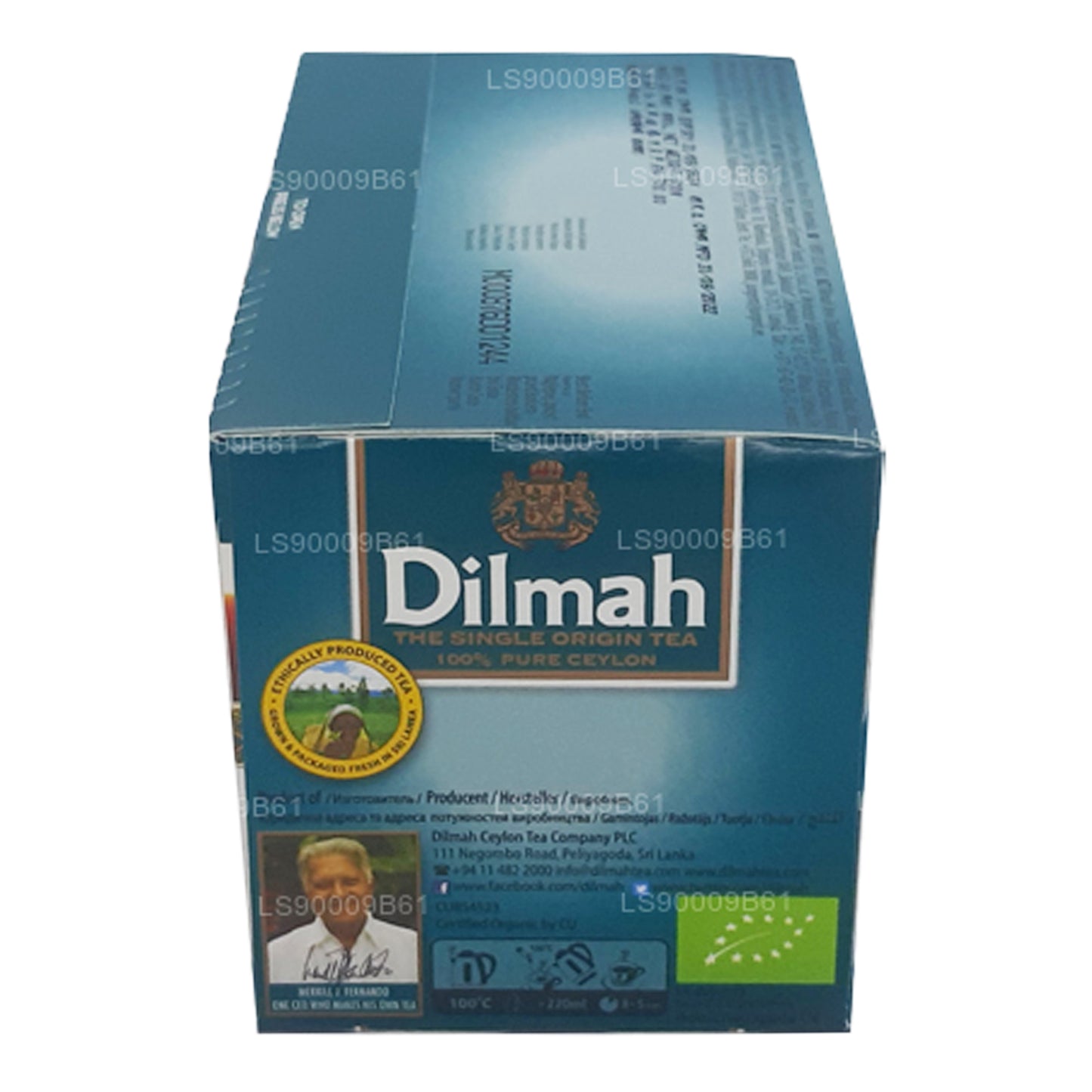 Tè biologico Dilmah (100 g) 50 bustine di tè