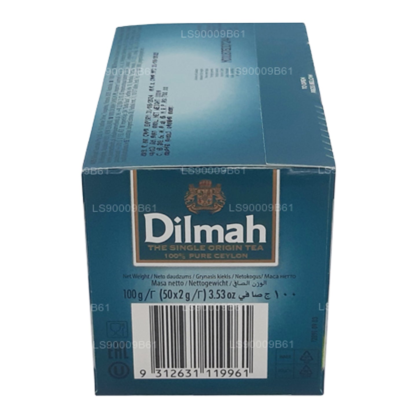 Tè biologico Dilmah (100 g) 50 bustine di tè