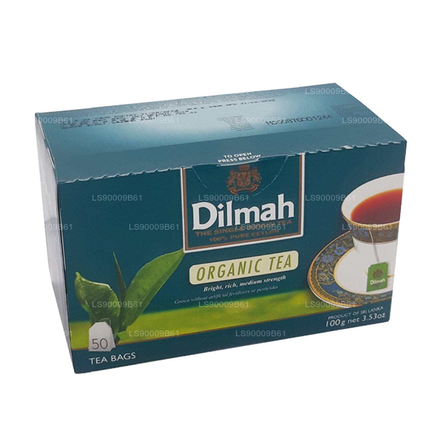 Tè biologico Dilmah (100 g) 50 bustine di tè