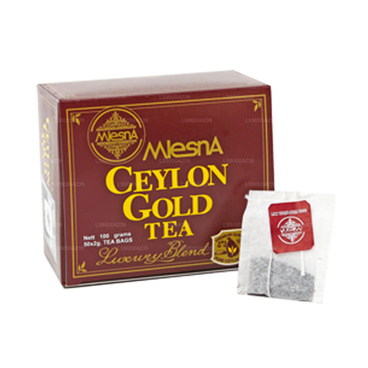 Mlesna Ceylon Gold Tea (100 g) 50 bustine di tè