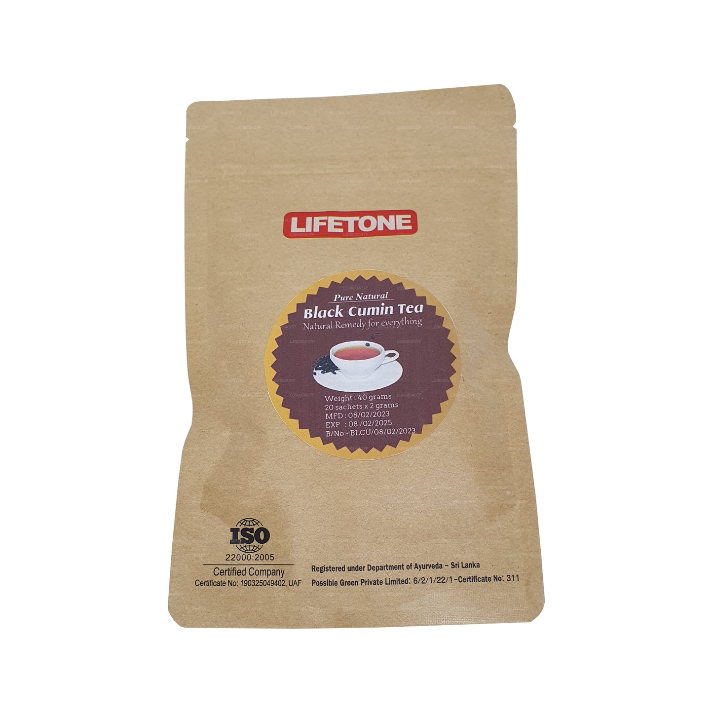 Tè al cumino nero Lifetone (40g)