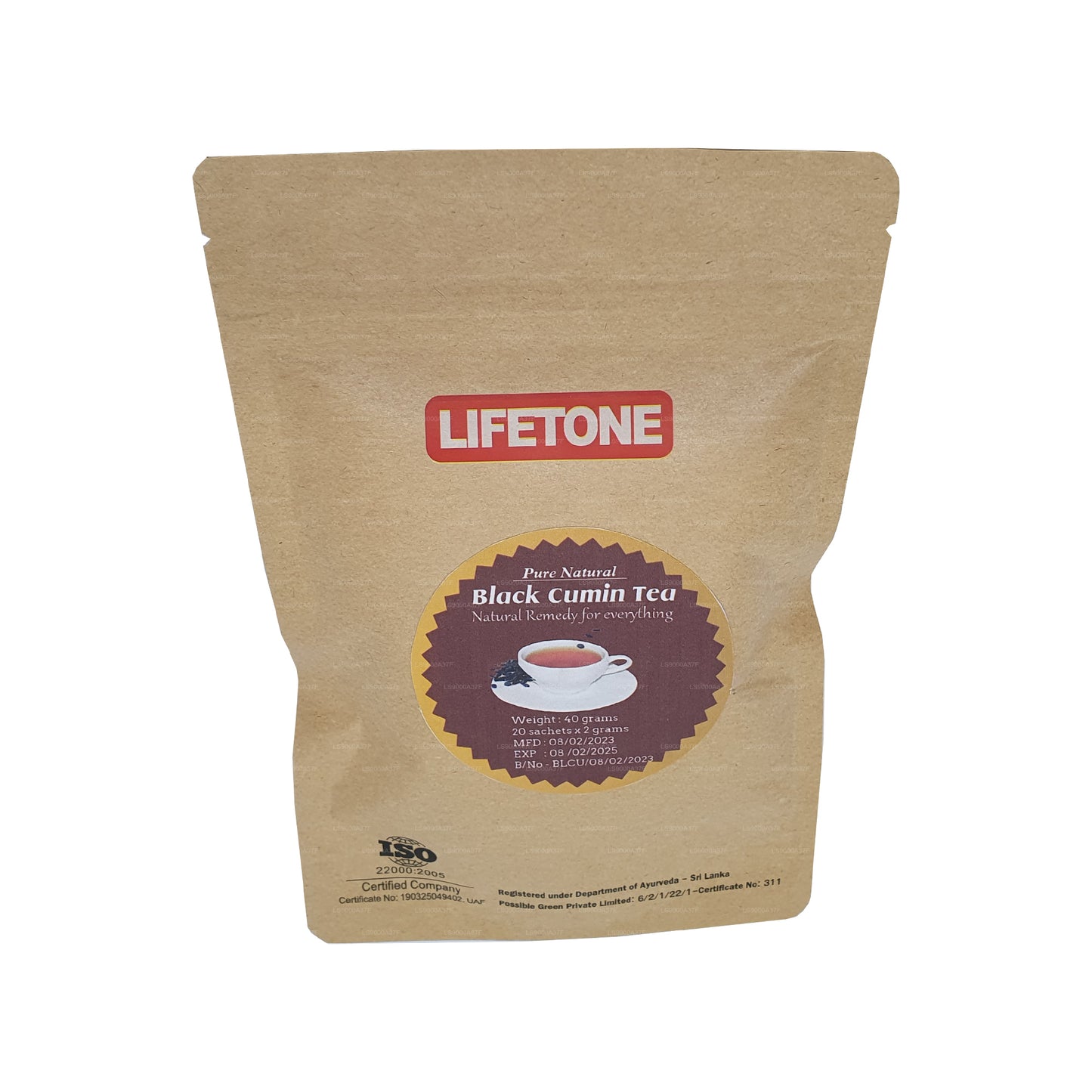 Tè al cumino nero Lifetone (40g)