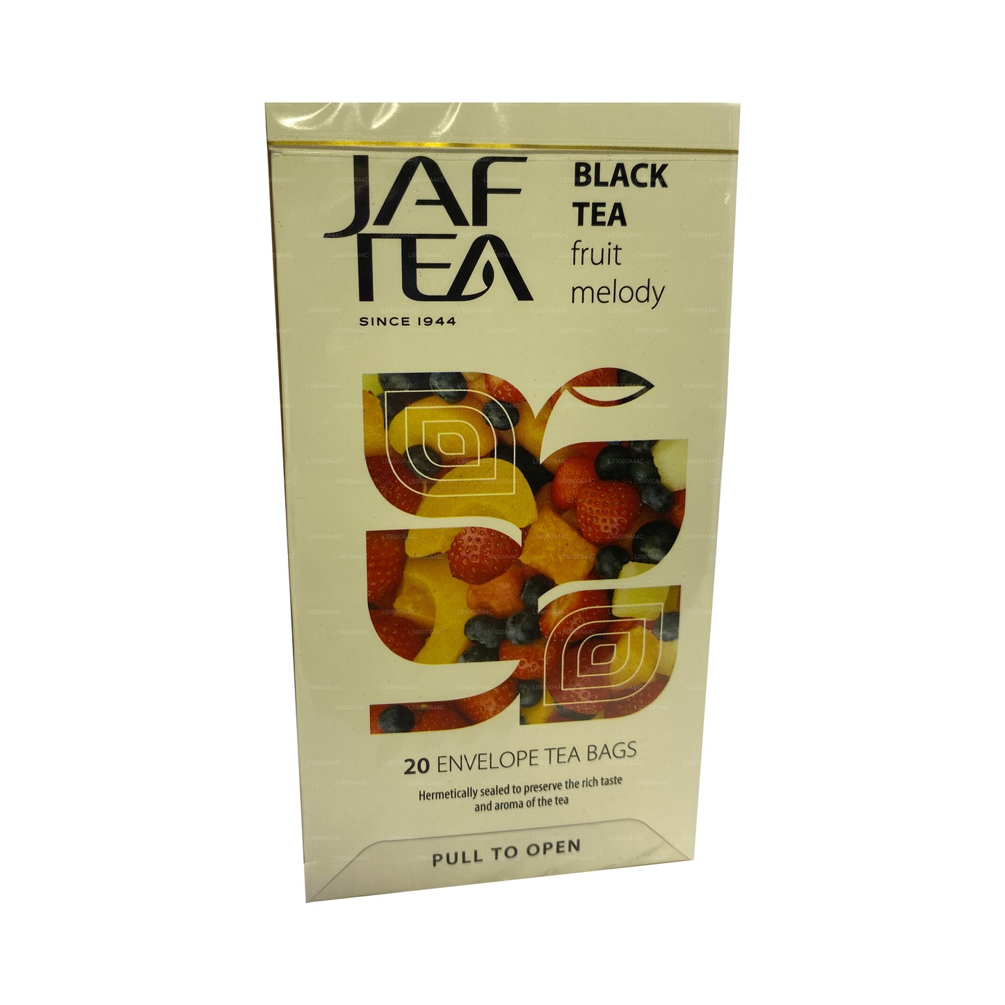 Jaf Tea Pure Fruits Collection Black Tea Melody (30 g) 20 bustine di tè