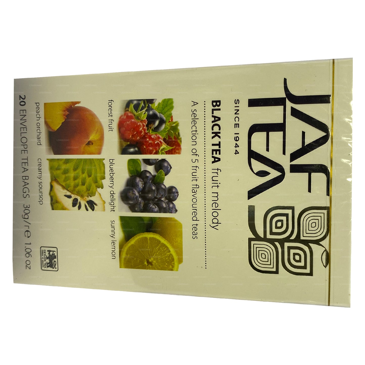 Jaf Tea Pure Fruits Collection Black Tea Melody (30 g) 20 bustine di tè