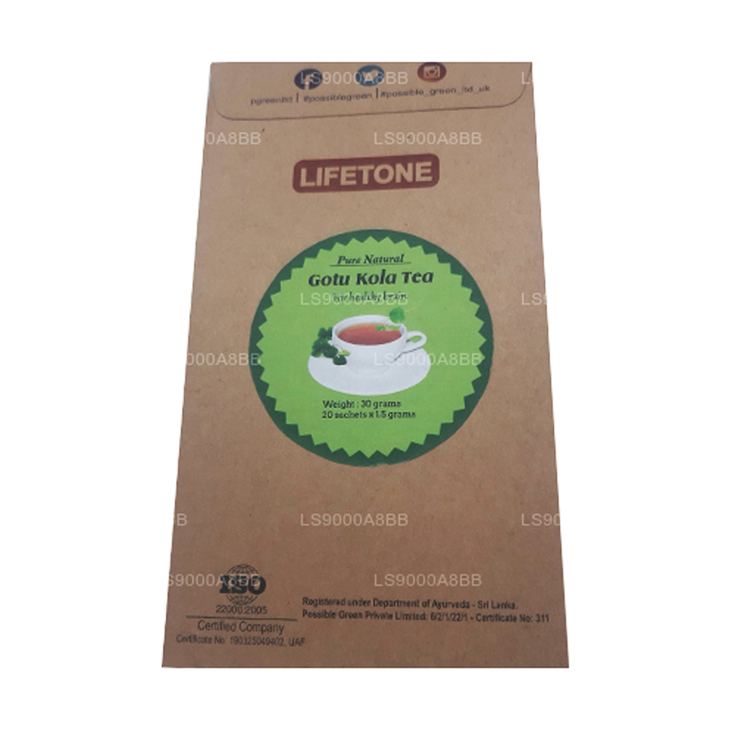 Tè alla gotukola Lifetone (30g)