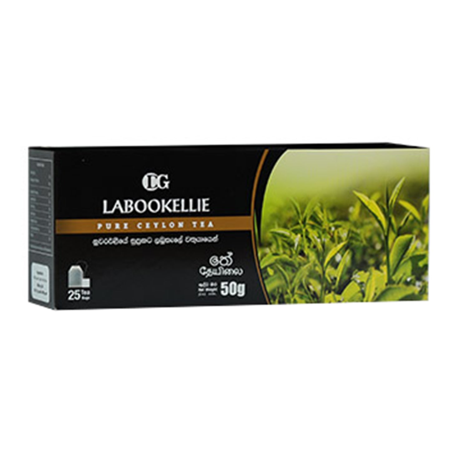 Tè nero DG Labookellie Ceylon (50g) 25 bustine di tè