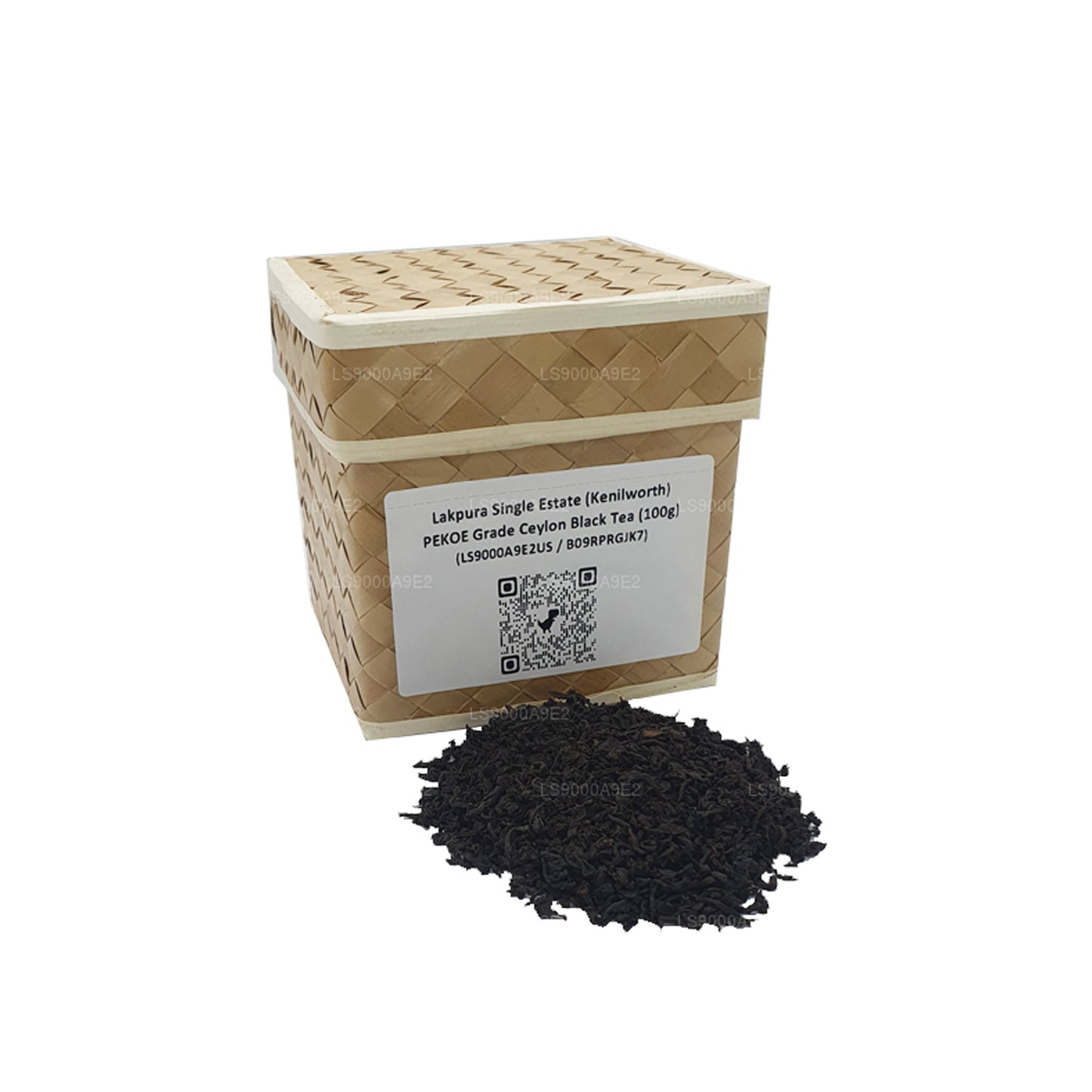 Tè nero di Ceylon Lakpura Single Estate (Kenilworth) di grado PEKOE (100 g)