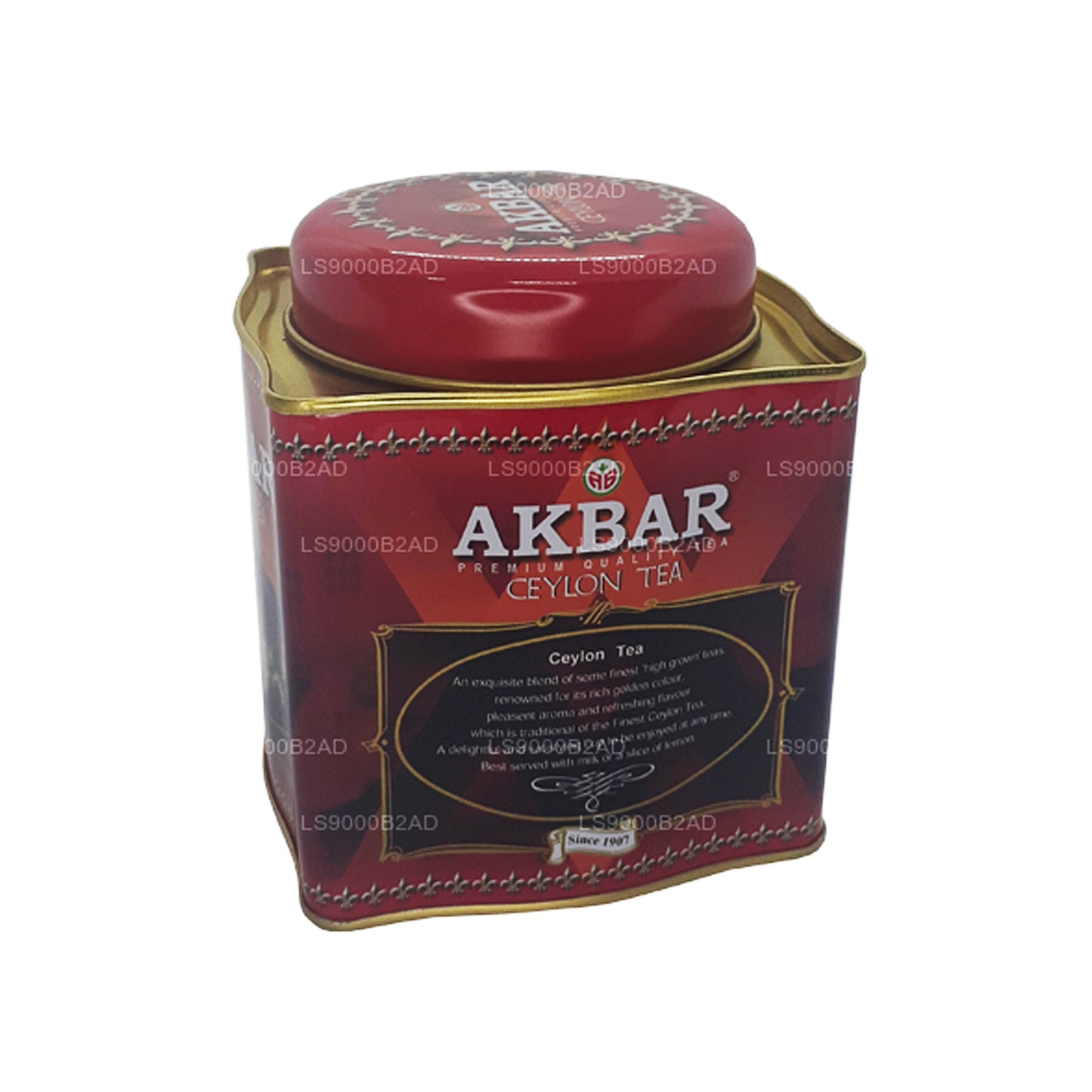 Tè in foglie di tè Akbar Classic Ceylon (250g) in latta