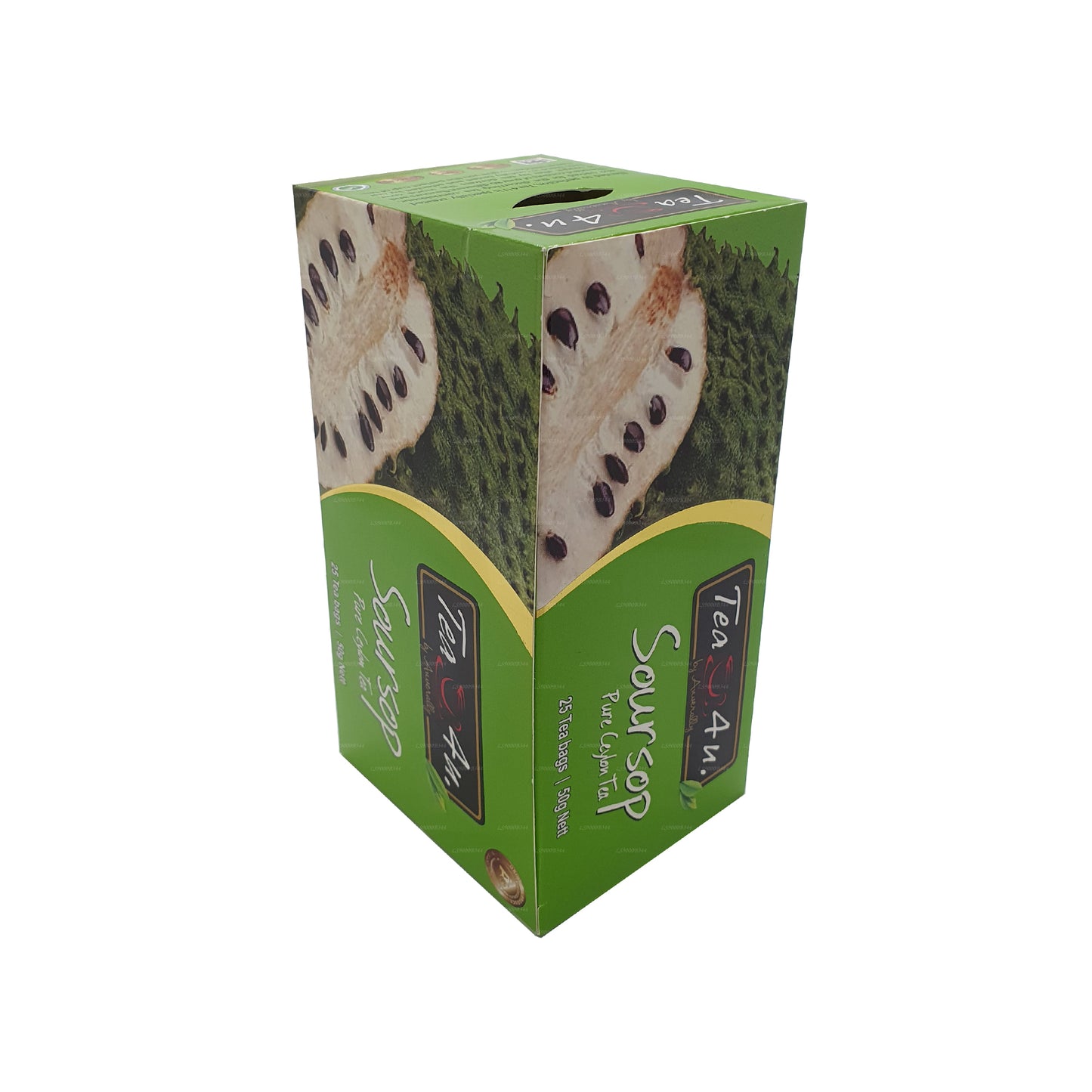 Tea4U Tè nero con soursop (50g) 25 bustine di tè