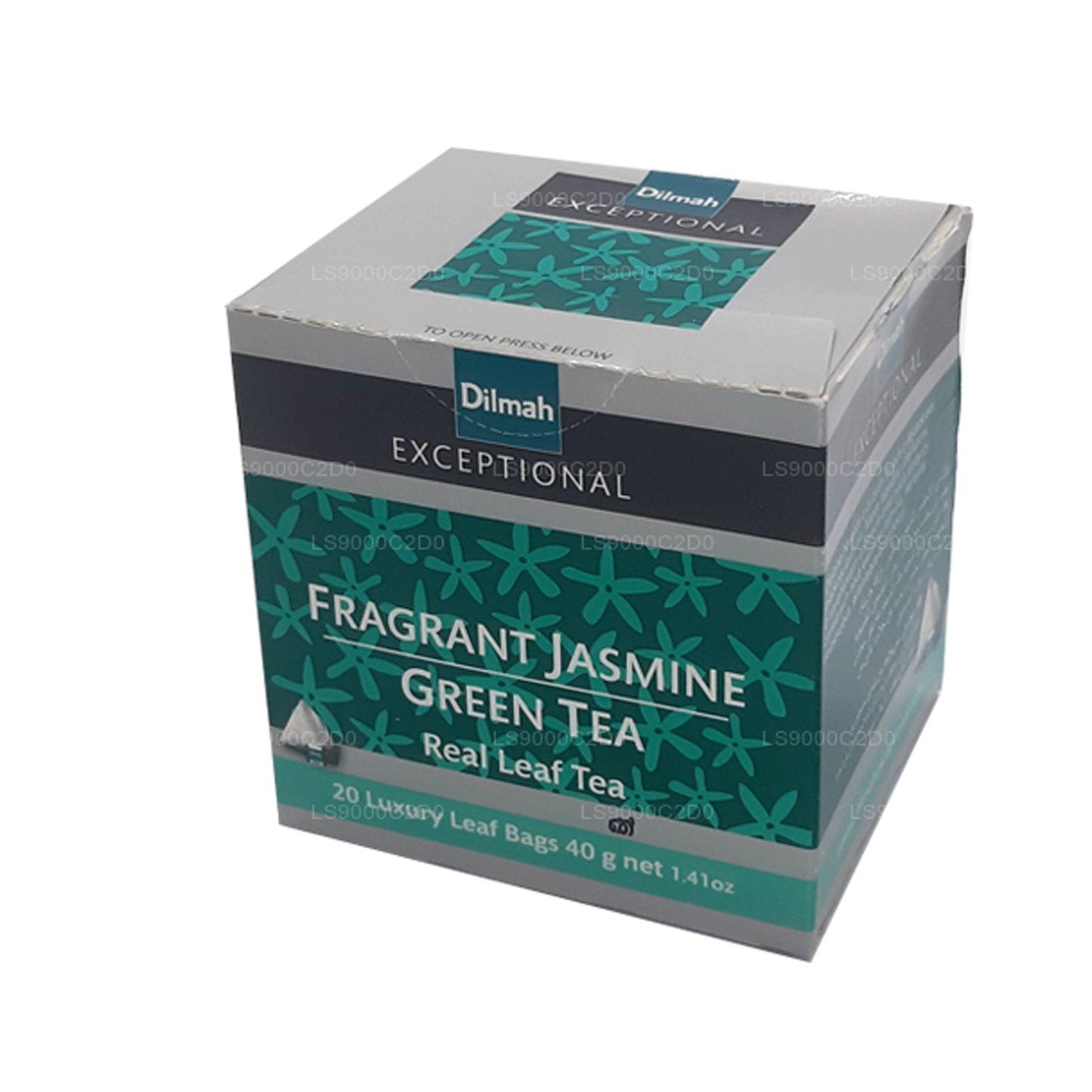 Dilmah Exceptional Fragrant Jasmine and Green Real Leaf Tea (40 g) 20 bustine di tè