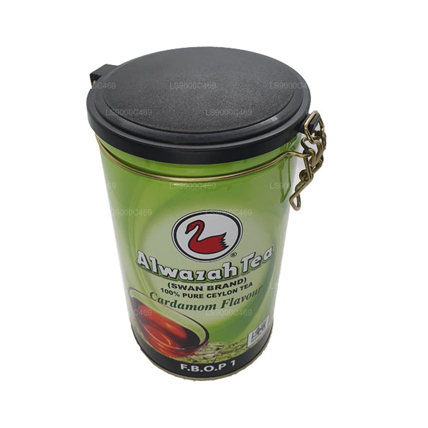 Tè aromatizzato al cardamomo Alwazah (F.B.O.P1) in latta (300 g)