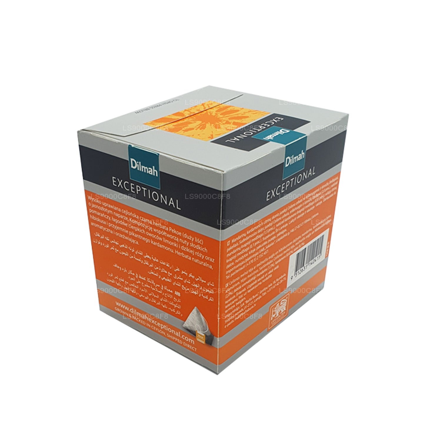 Dilmah Exceptional Lively Lime and Orange Fusion Real Leaf Tea (40 g) 20 bustine