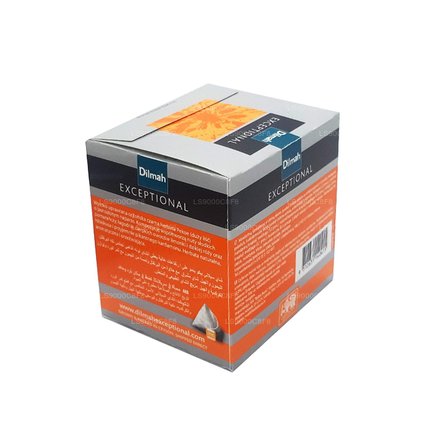 Dilmah Exceptional Lively Lime and Orange Fusion Real Leaf Tea (40 g) 20 bustine