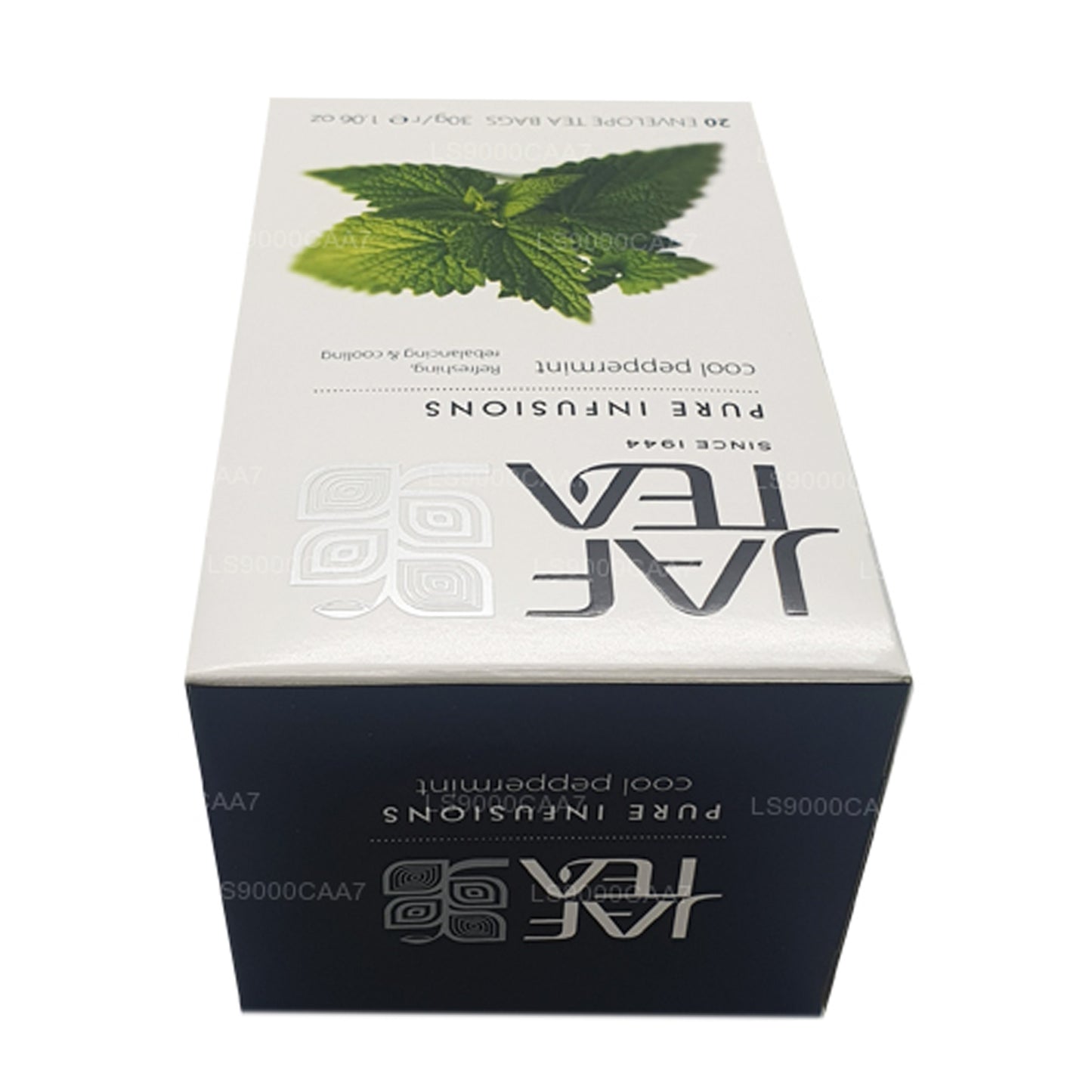 Jaf Tea Pure Infusions Collection, bustine di tè in pellicola di menta piperita fresca (30 g)