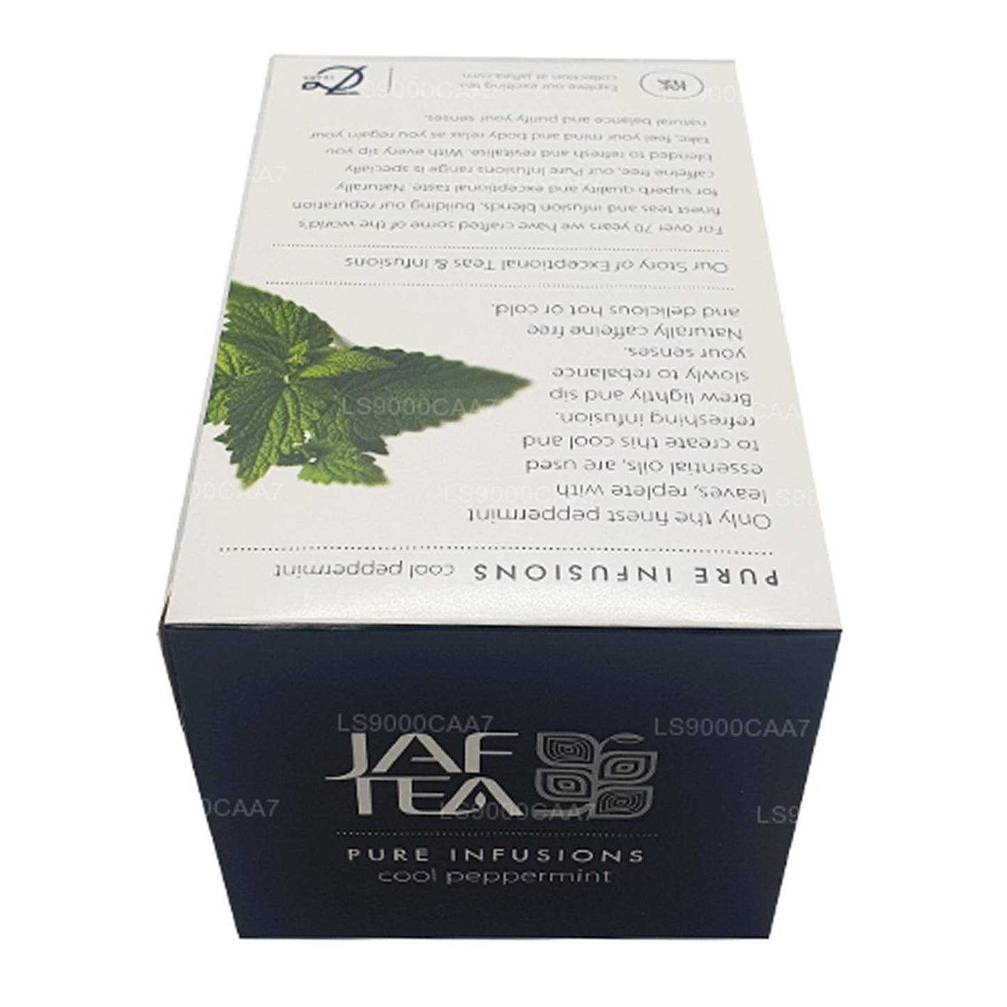 Jaf Tea Pure Infusions Collection, bustine di tè in pellicola di menta piperita fresca (30 g)