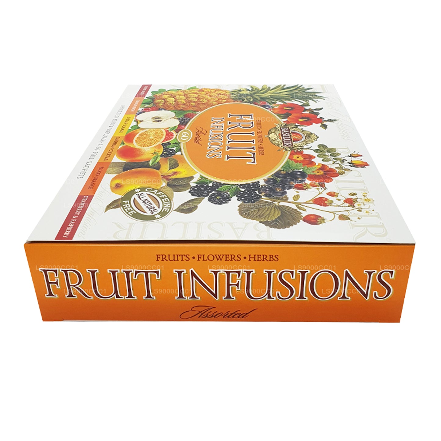 Tè Basilur Ceylon «Fruit Infusions», 60 bustine di tè assortite