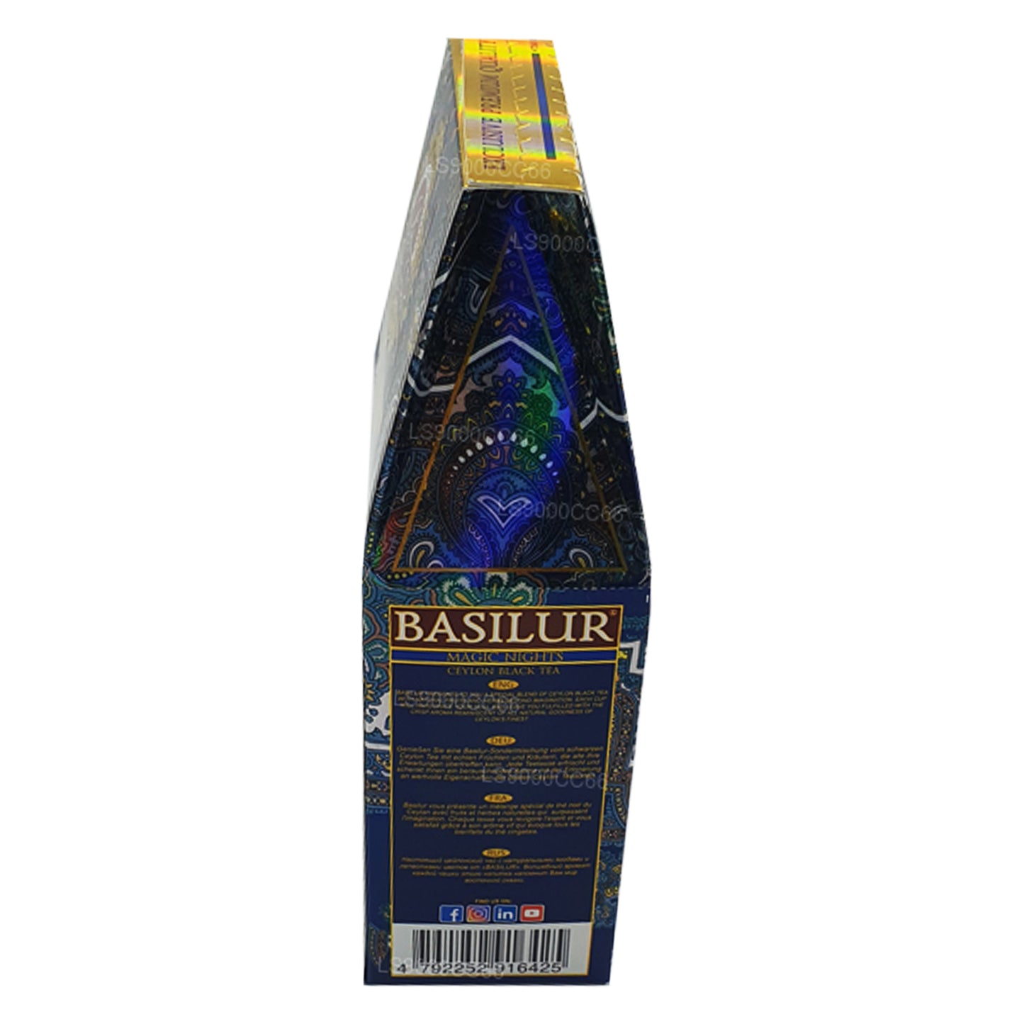 Tè nero in foglie di Ceylon Basilur Magic Nights (100 g)