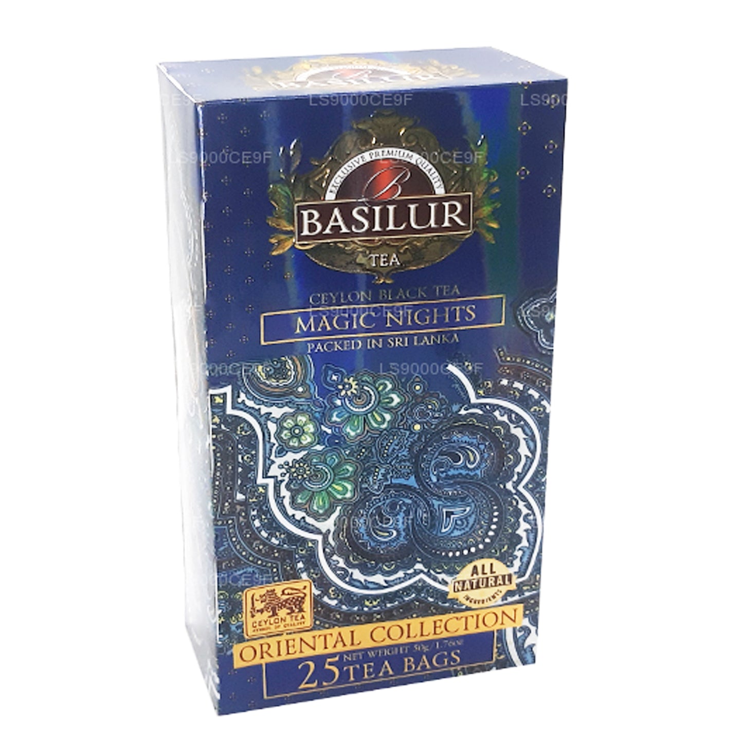 Collezione orientale Basilur Magic Nights (50 g) 25 bustine di tè