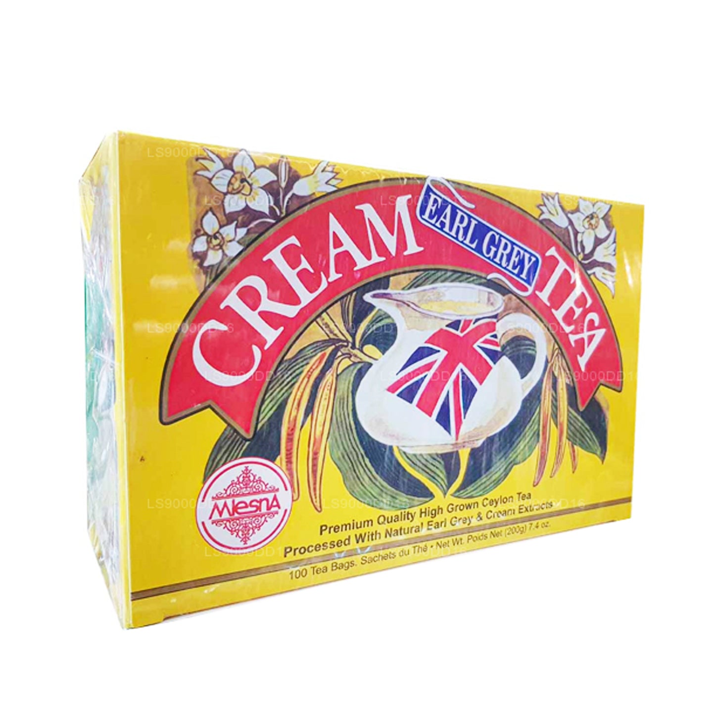 Mlesna Cream Earl Grey Tea (100 g) 50 bustine di tè