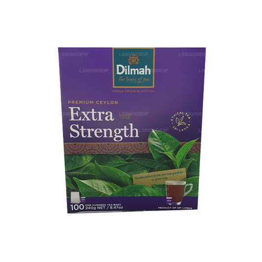 Tè di Ceylon Dilmah Premium Extra Strength (240 g) 100 bustine di tè