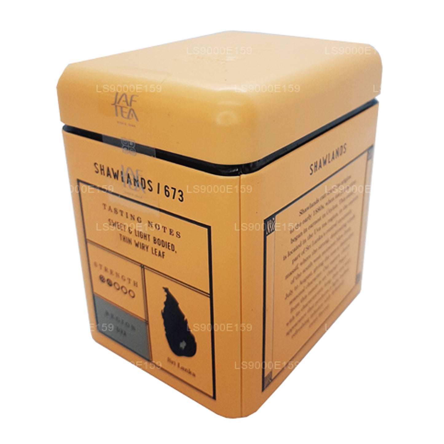 Jaf Tea Single Estate Collection Shawlands (90 g), barattolo in latta