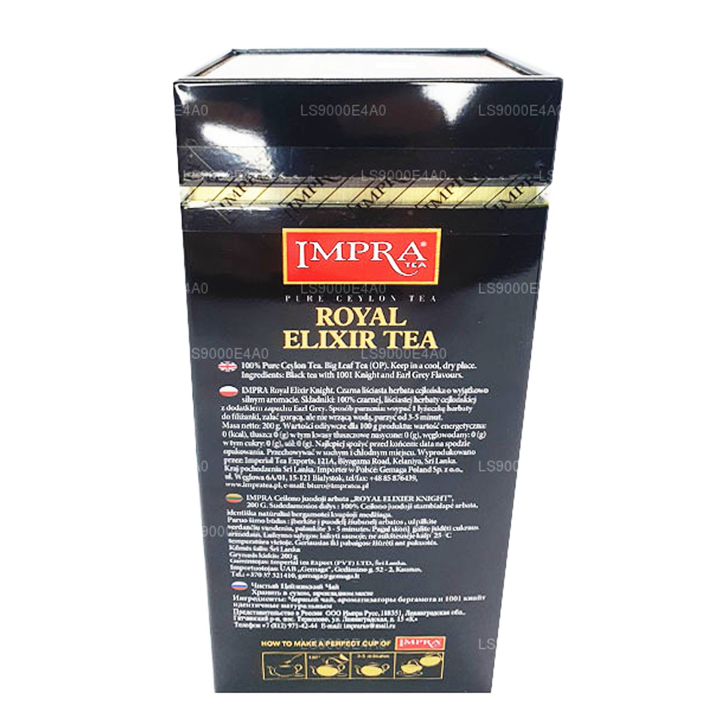 Tè puro di Ceylon Impra Royal Elixir Knight (200 g)