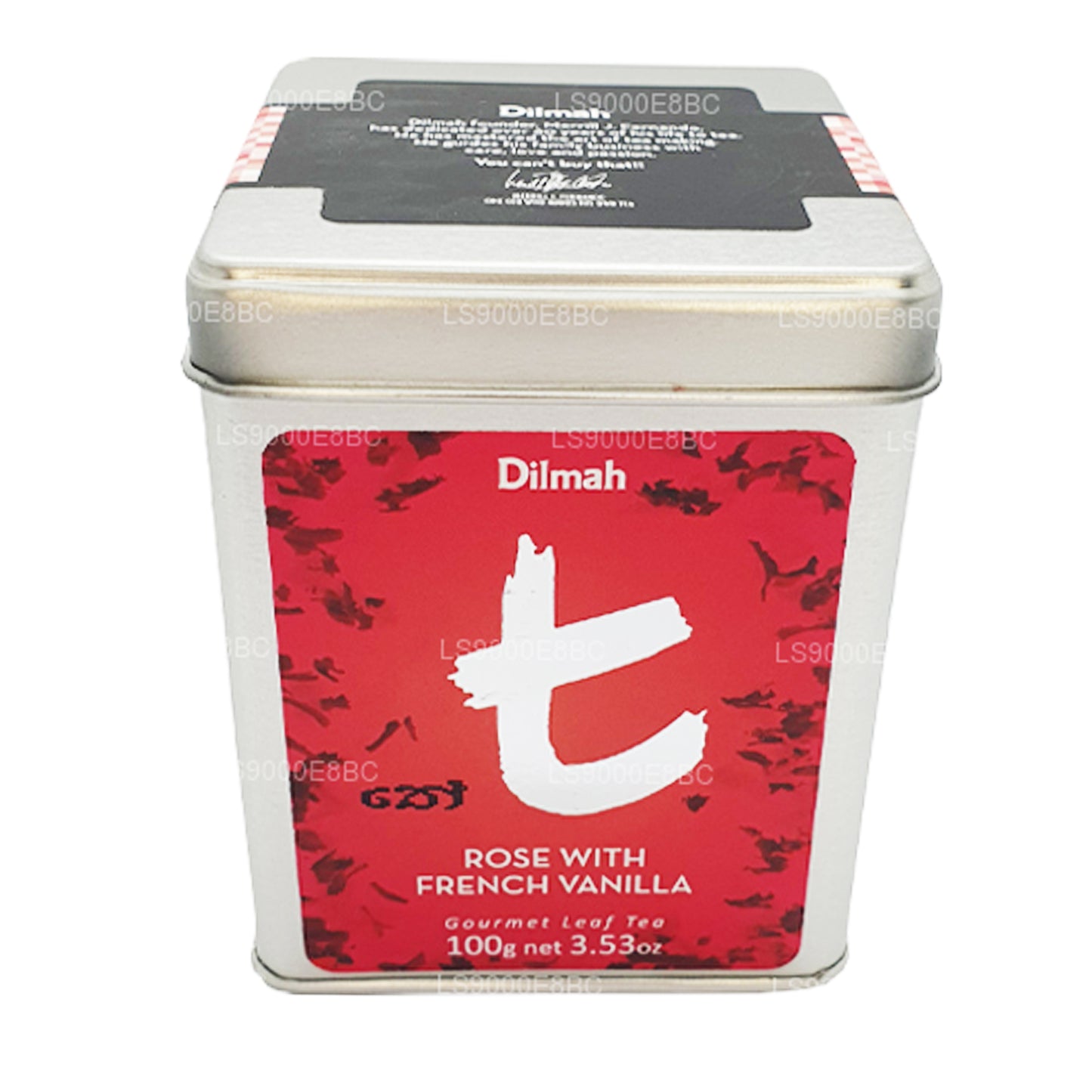 Tè sfuso alla rosa della serie T Dilmah con vaniglia francese (100g)