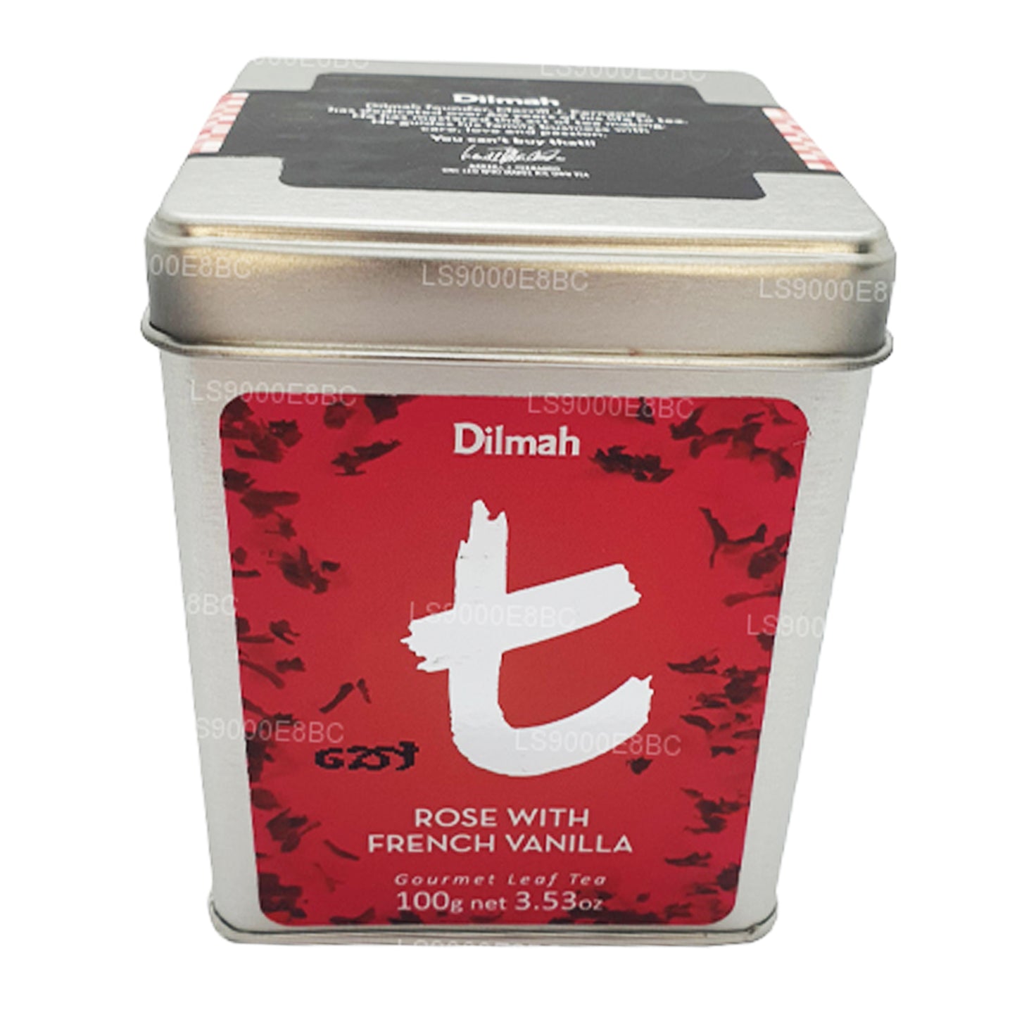 Dilmah T-series Rose con tè sfuso alla vaniglia francese (100 g)