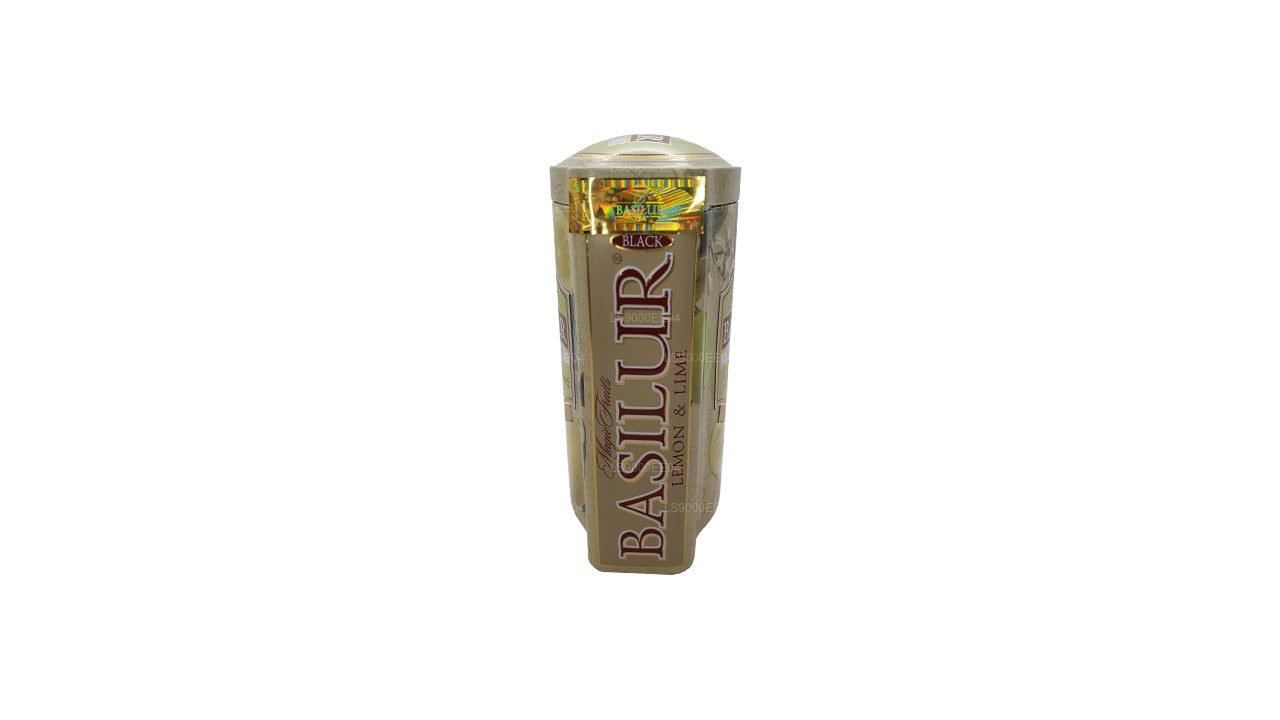 Basilur Magic Fruits - Contenitore in latta al limone e lime, 100 g