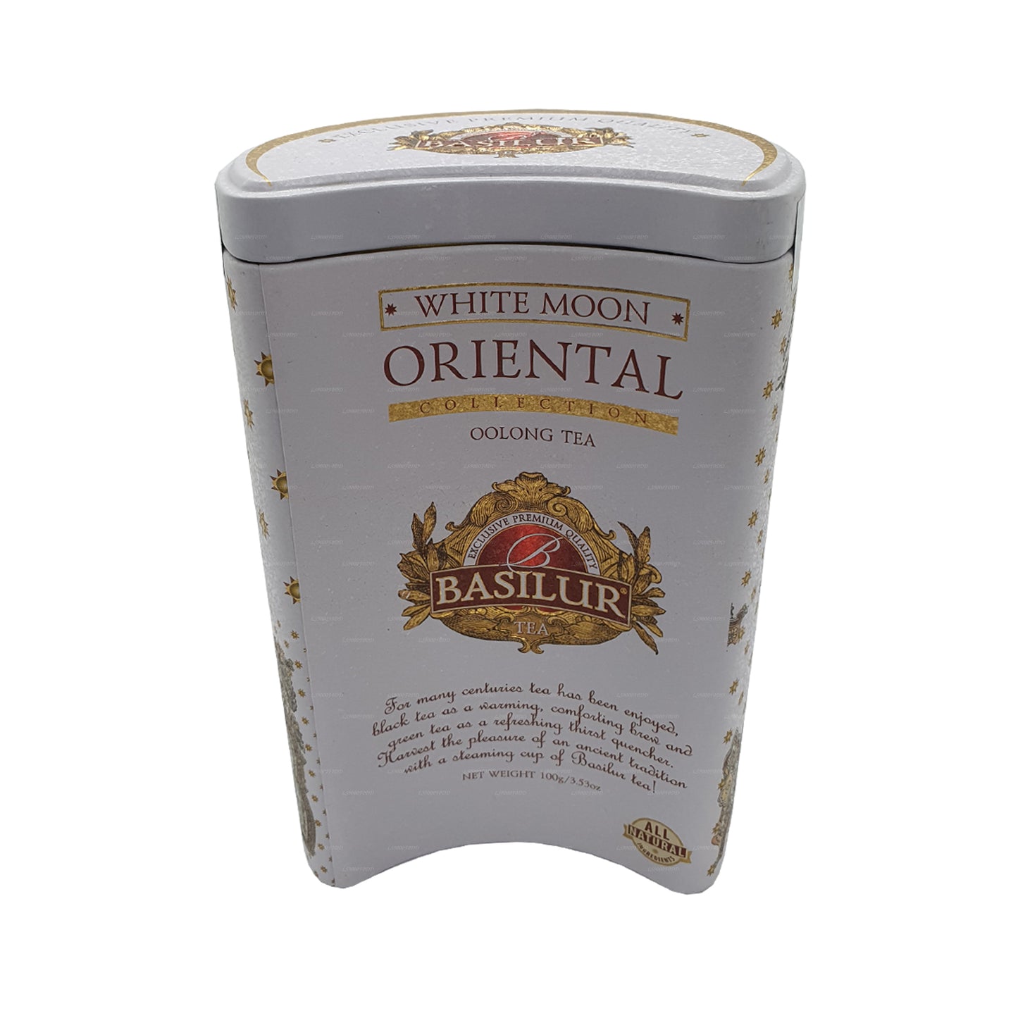 Basilur Oriental «White Moon» (100 g) - Contenitore