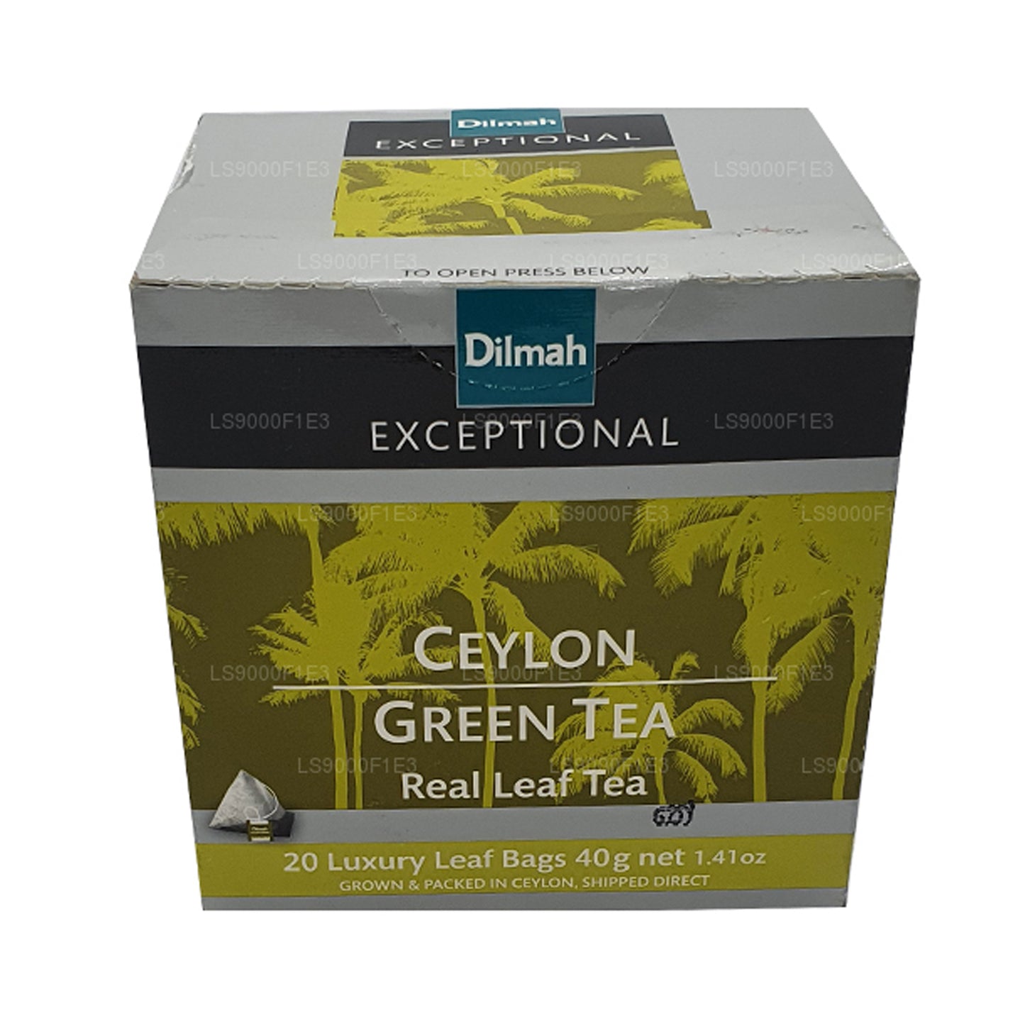 Dilmah Exceptional Ceylon Green Tea (40g) 20 bustine di tè