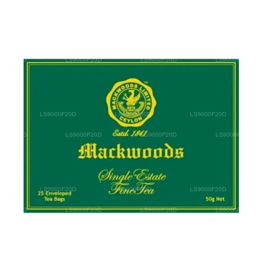 Mackwoods Classic, pregiato tè nero, in 25 bustine di tè buste (50 g)