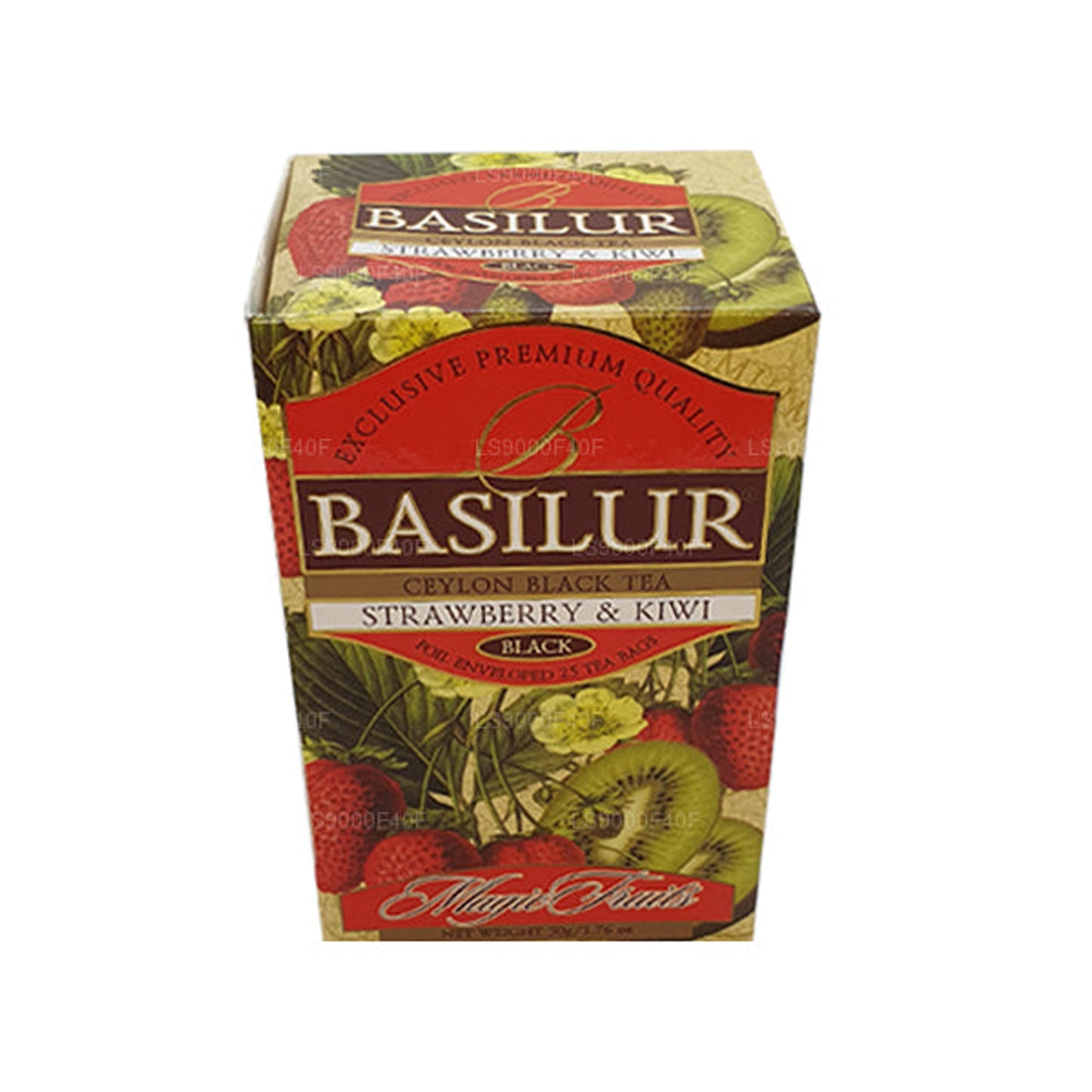 Basilur Fragola e Kiwi (50 g) 20 bustine di tè