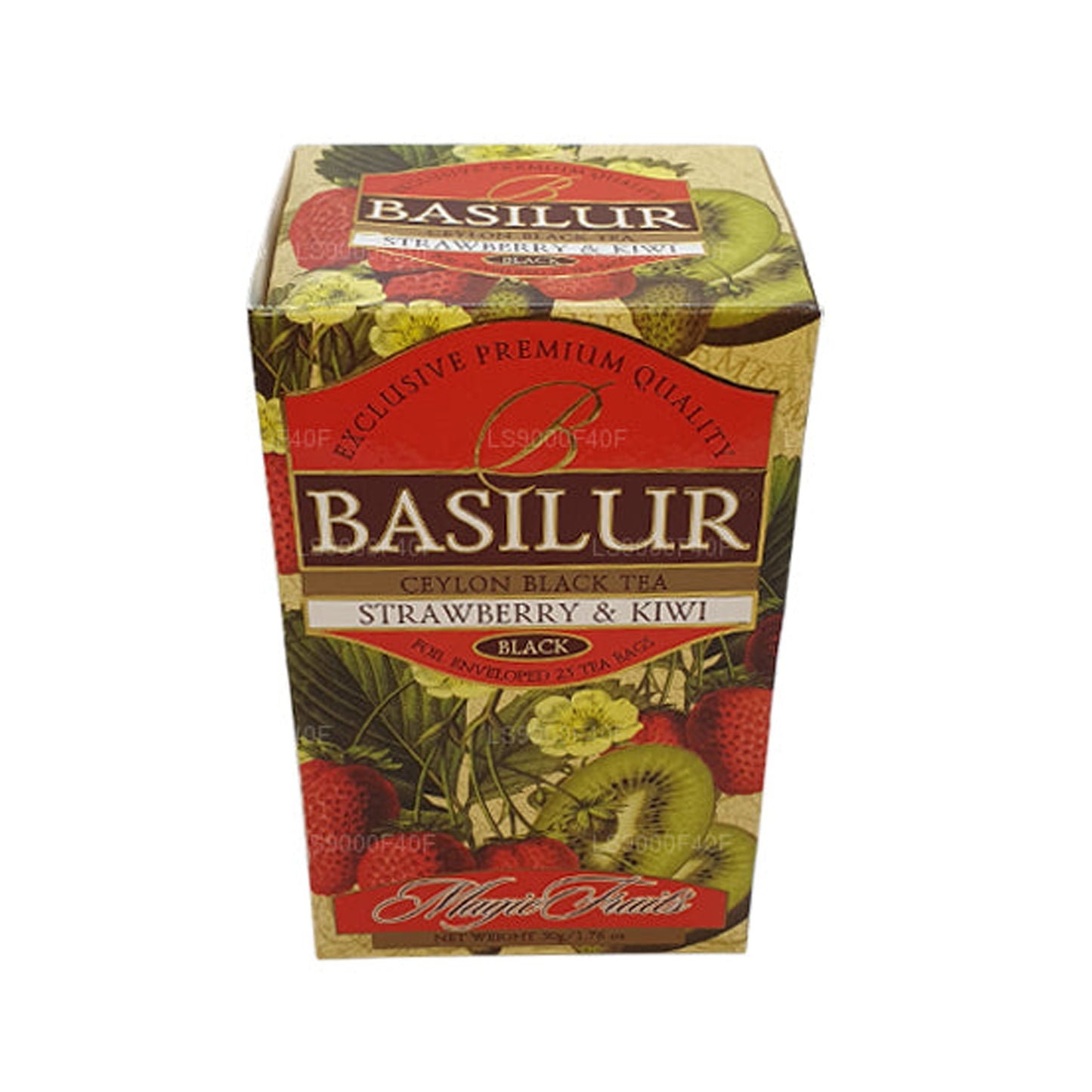 Basilur Fragola e Kiwi (50 g) 20 bustine di tè