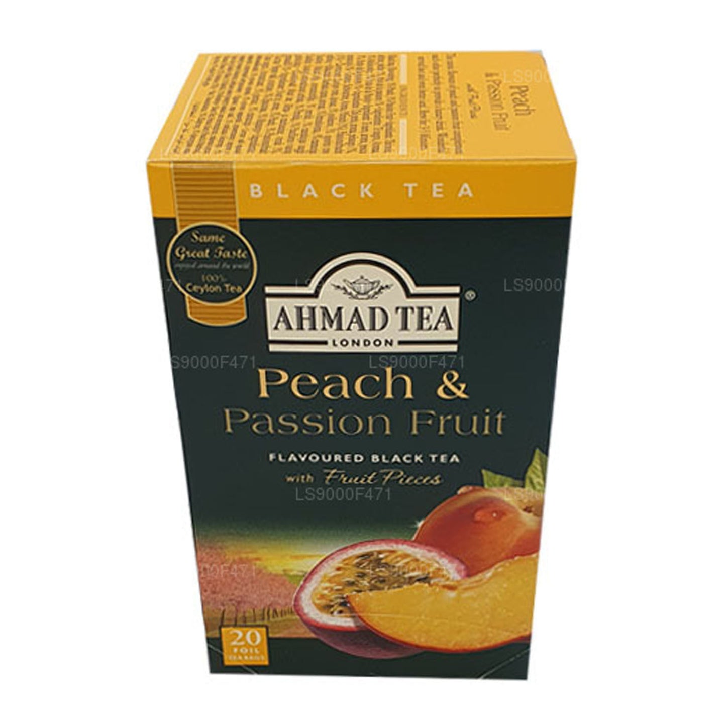 Ahmad Tea Peach and Passion 20 bustine di tè in alluminio (40 g)