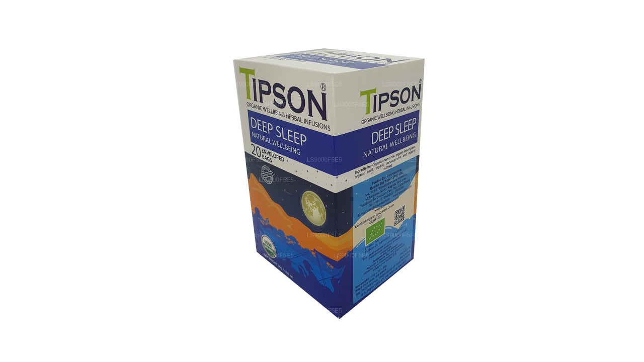 Tipson Organic Deep Sleep Natural Wellbeing, 20 sacchetti con buste (30 g)